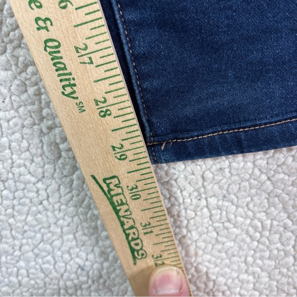 Nicole Miller NY SOHO High Rise Bootcut Women Size 8 Stretch Dark Wash Blue Jean - Picture 7 of 15